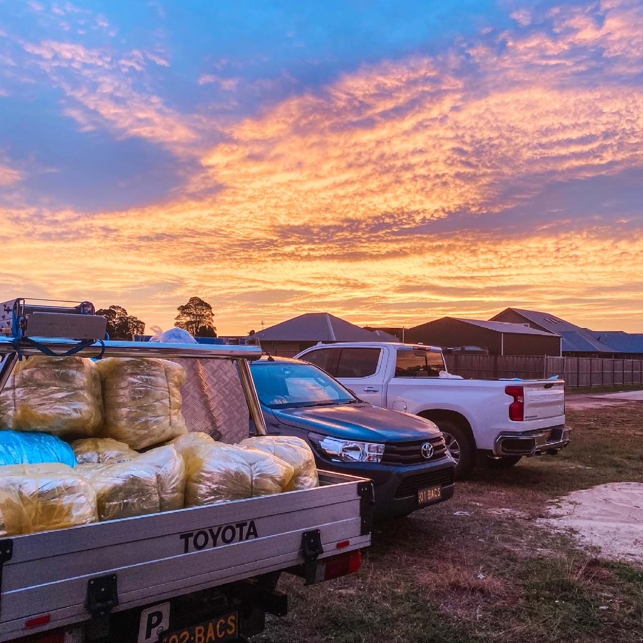 Beautiful start to an installation day