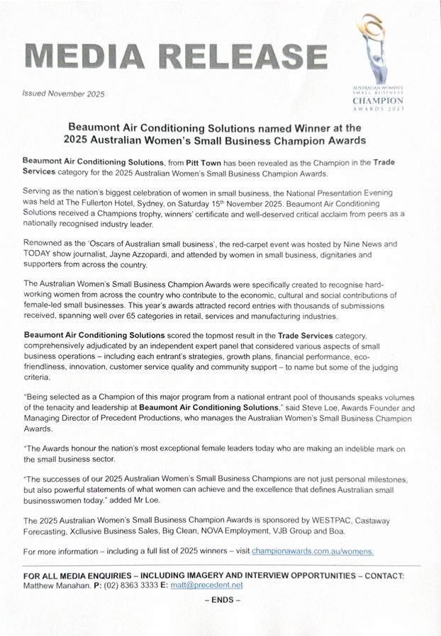 Win back your AC service!